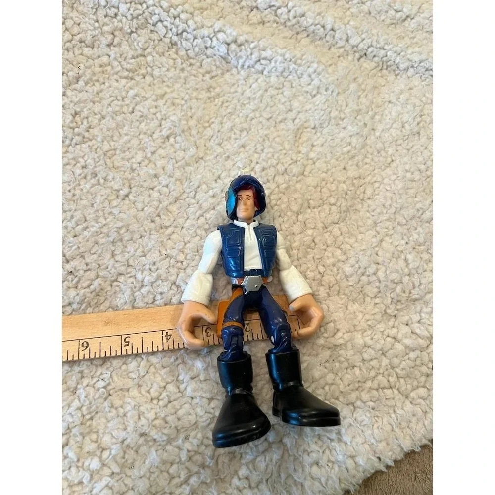 2005 Hasbro Star Wars Han Solo Action Figure w/‎ Helmet Accessory
